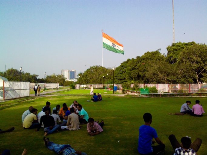 india, New Delhi, Central Park, connaught place