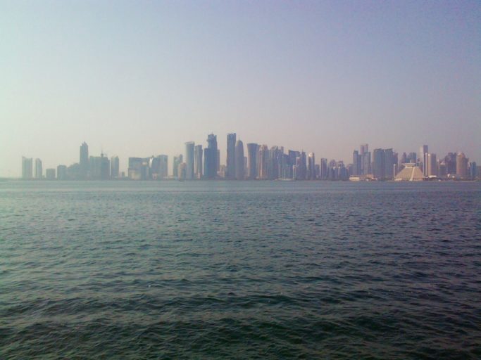 skyline, doha, qatar