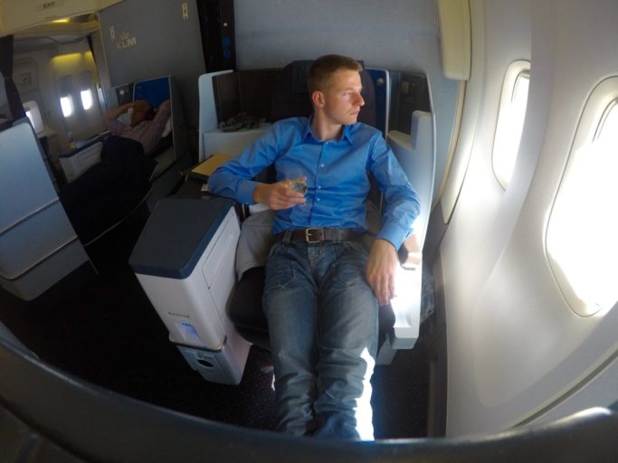 klm, business class, boeing 747, review