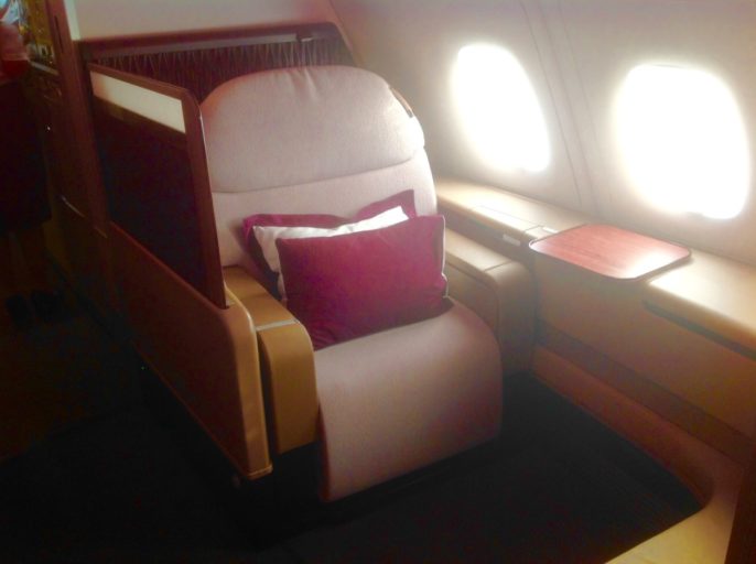 qatar airways, first class, a380