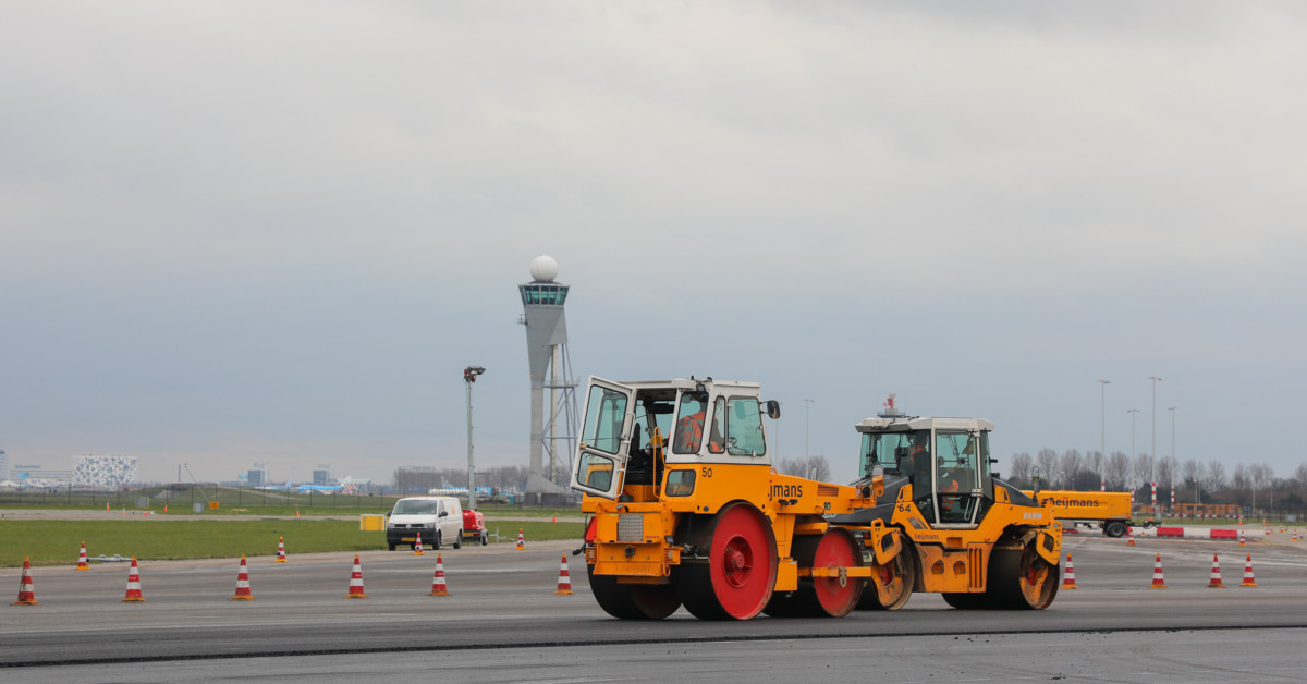 Werkzaamheden aan Polderbaan op Schiphol zijn afgerond