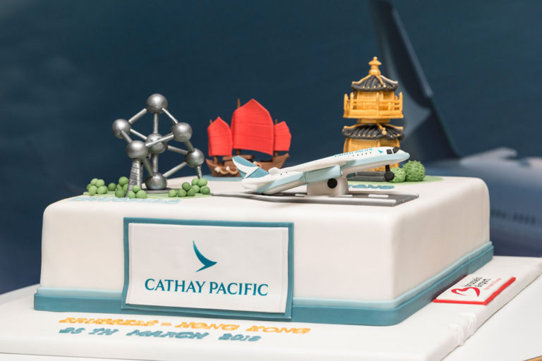 Taart voor Cathay Pacific (Bron: Cathay Pacific)