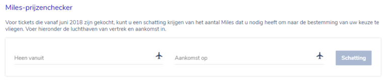 Miles Prijzenchecker