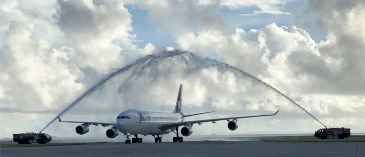 Airbus A340 van Joon op Sechelles International Airport (SEZ) (Bron: Joon)