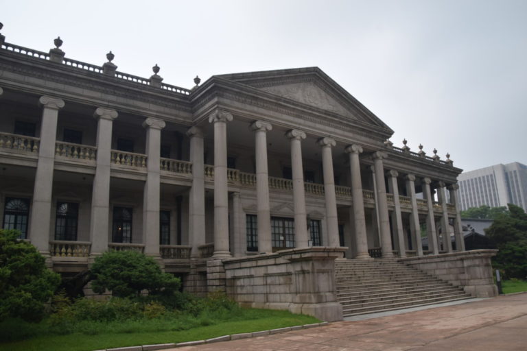 Romaanse bouwstijl in het Deoksugung Palace, Seoul