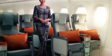 Premium Economy in de A350-900ULR (Bron: Singapore Airlines)