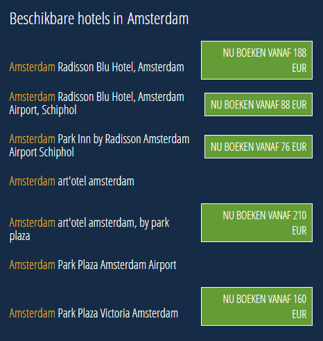 Radisson Rewards Dream Deals Amsterdam