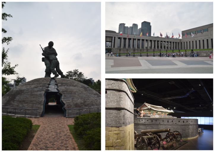 Monumenten Korea oorlog en Historisch museum, Seoul