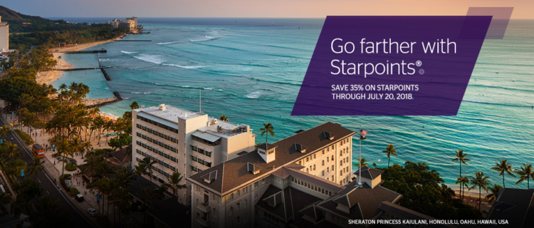 Starwood SPG punten promotie