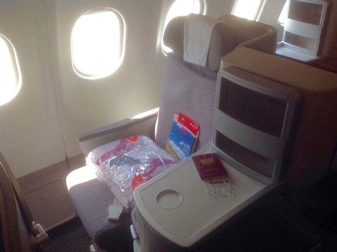 iberia, business class, a340