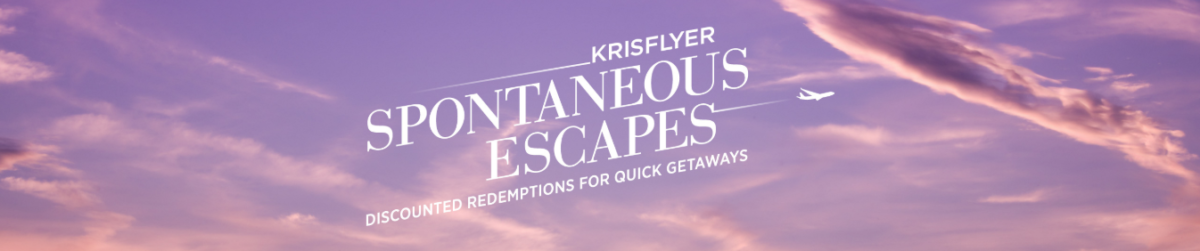 Krisflyer Spontaneous Escapes