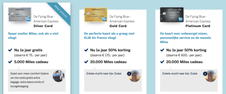 Sign-up bonus van 20.000 Miles bij American Express Card verlengd