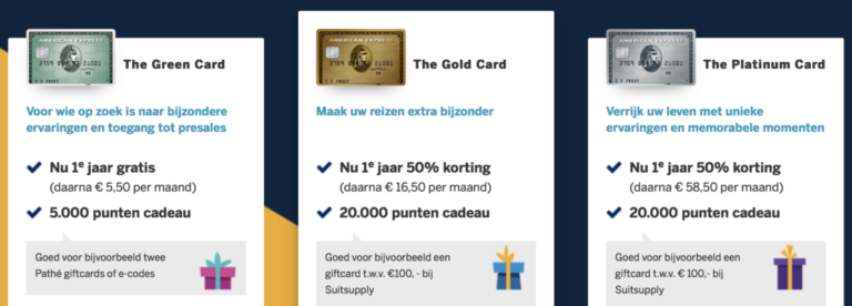 Sign-up bonus van 20.000 Miles bij American Express Card verlengd