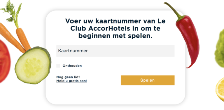 Win tot 203.000 Accor Rewards-punten met de Food Reward Explorer