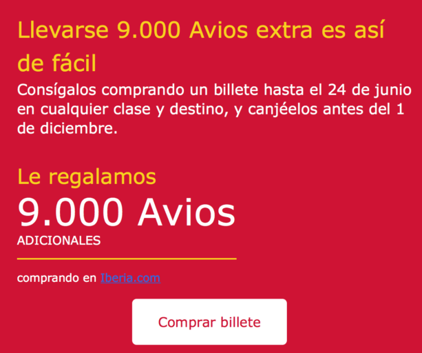 iberia, Iberia plus, avios