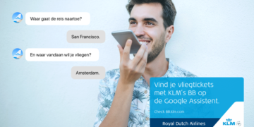 KLM Google Blue Bot