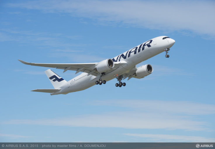 Finnair zet nieuwe A350 in op vluchten naar VS