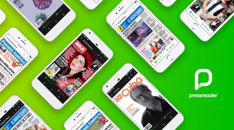 PressReader is ook gemakkelijk te lezen op mobiele apparaten (Bron: PressReader)