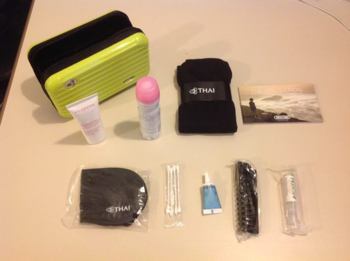 thai airways, amenity kit, royal first