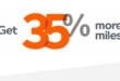 35% more miles Aeroplan Marriott