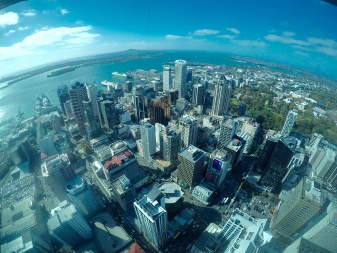 Auckland, sky tower, nieuw zeeland