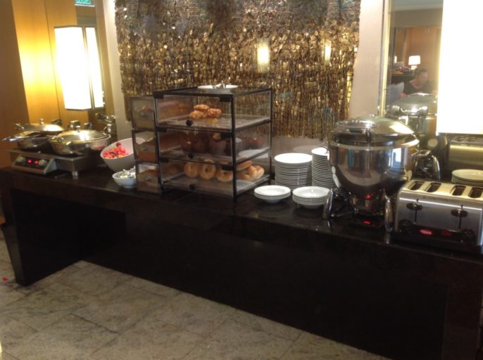 hilton, executive lounge, ontbijtbuffet