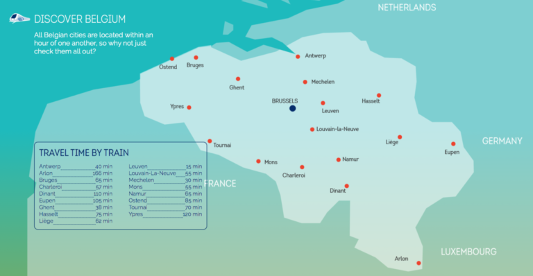 Ontdek 18 steden in België met het Belgium Stop Over programma