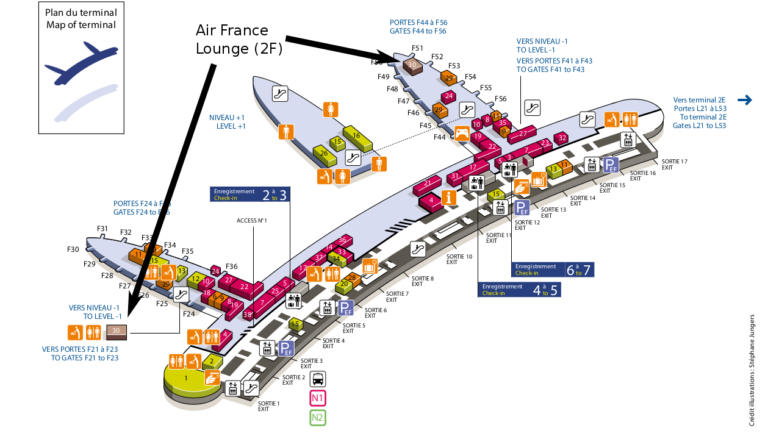 Review Salon Lounge Air France Terminal 2F (vernieuwd)