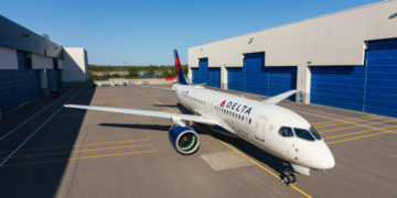 Zo ziet het A220 toestel eruit in de Delta livery (Foto: Delta)