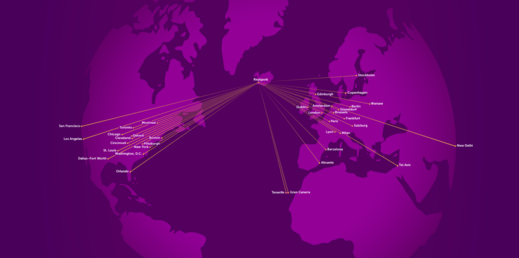 WOW Air routes