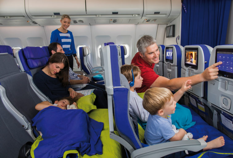 De Cozy Joon stoelen zijn beschikbaar op de Airbus A340 van Joon (Foto: Joon)