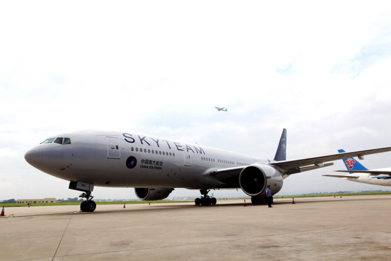 Welke toestellen vliegen er rond met een SkyTeam Livery?