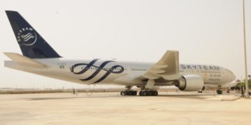 Welke toestellen vliegen er rond met een SkyTeam Livery?