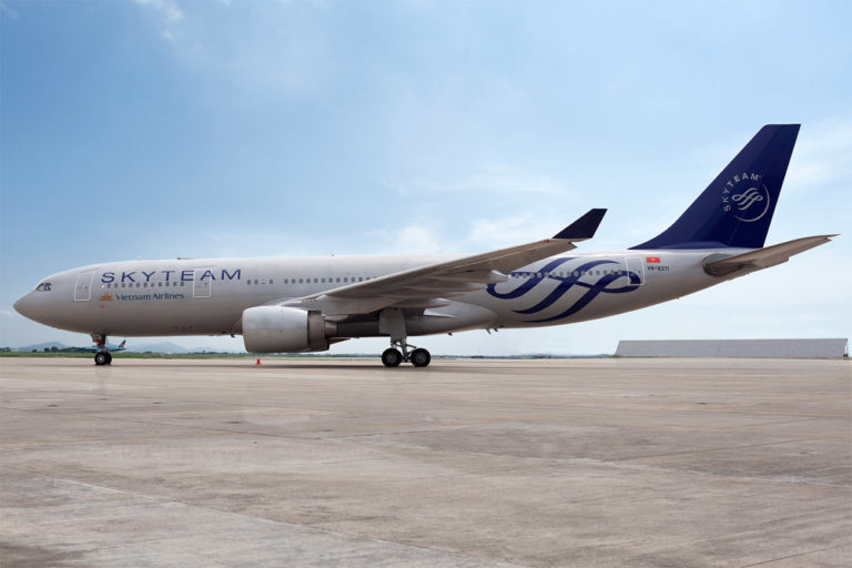 Welke toestellen vliegen er rond met een SkyTeam Livery?