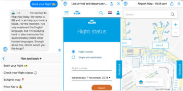 Hoe werkt de KLM Messenger App?