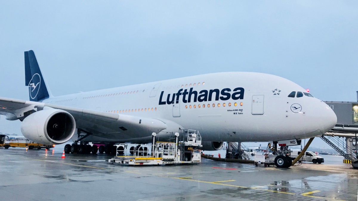 Lufthansa Ontvang A380 Met Nieuwe Livery