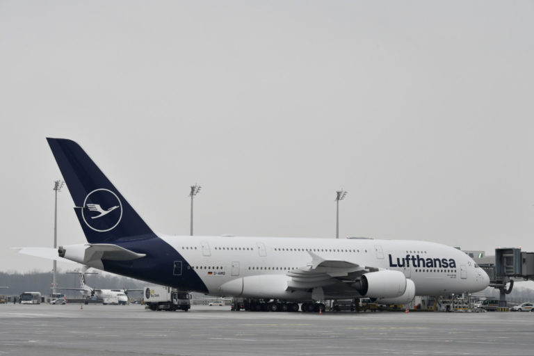 Lufthansa Ontvang A380 Met Nieuwe Livery