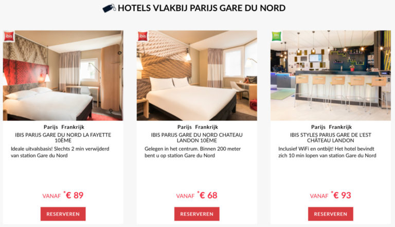 Reis je per trein naar Parijs? Dan zijn deze hotels wellicht een optie om te verblijven (Bron: AccorHotels)