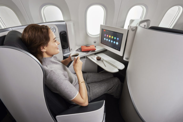 De Business Class cabine van Air France (Bron: Air France)