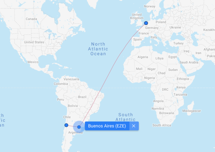 Welke Fifth Freedom Flights heeft KLM?