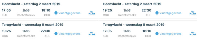 Welke Fifth Freedom Flights heeft KLM?