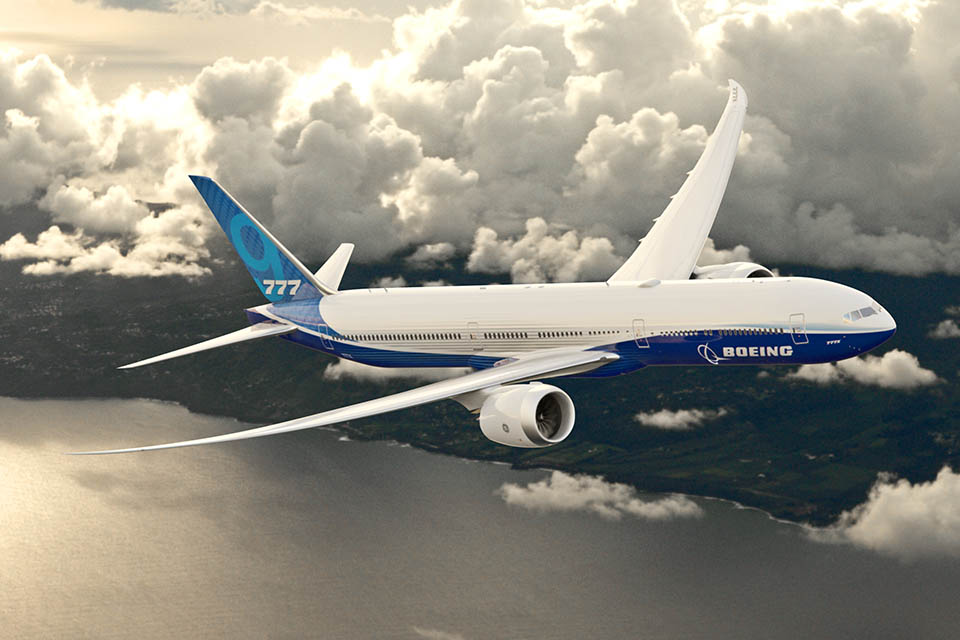 Zo gaat de 777X eruit zien (Bron: Boeing)