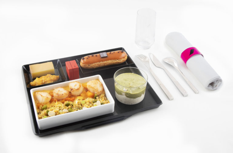 Het FAUCHON herfst/winter menu (Bron: Air France)