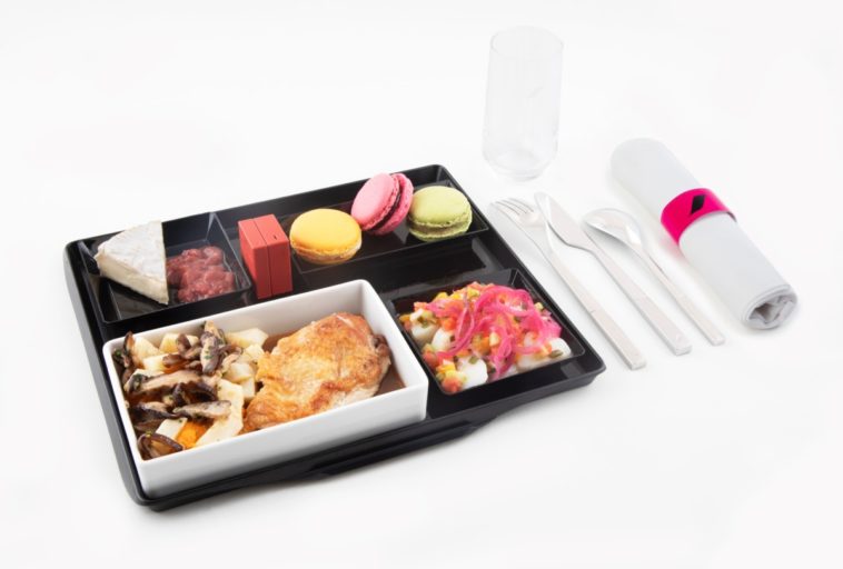 Het FAUCHON lente/zomer menu (Bron: Air France)