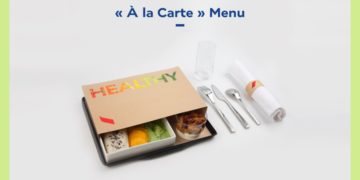 Reizigers Air France kunnen kiezen voor nieuw gezond menu ‘Healthy’.