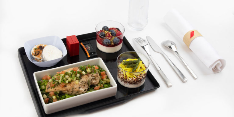 Reizigers Air France kunnen kiezen voor nieuw gezond menu ‘Healthy’.