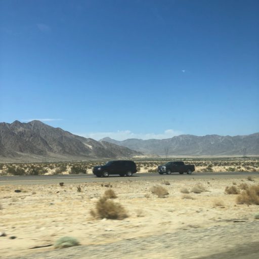 Onderweg naar Vegas.