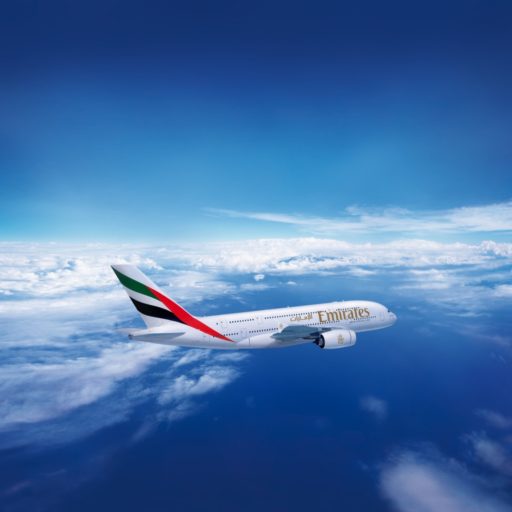 De A380 van Emirates (Bron: Emirates)