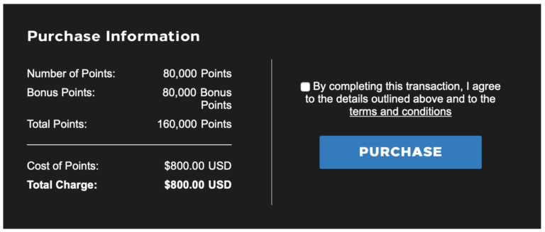 Hilton Honors 100% bonus