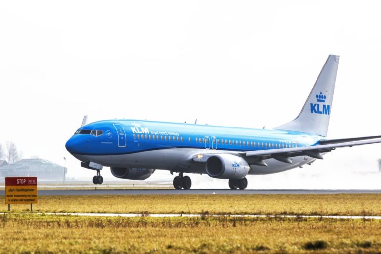 De Boeing 737-800 van KLM (Bron: KLM)